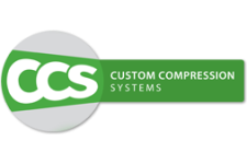 Logo for Custom Compression Systems, LLC Logo for Custom Compression Systems, LLC
